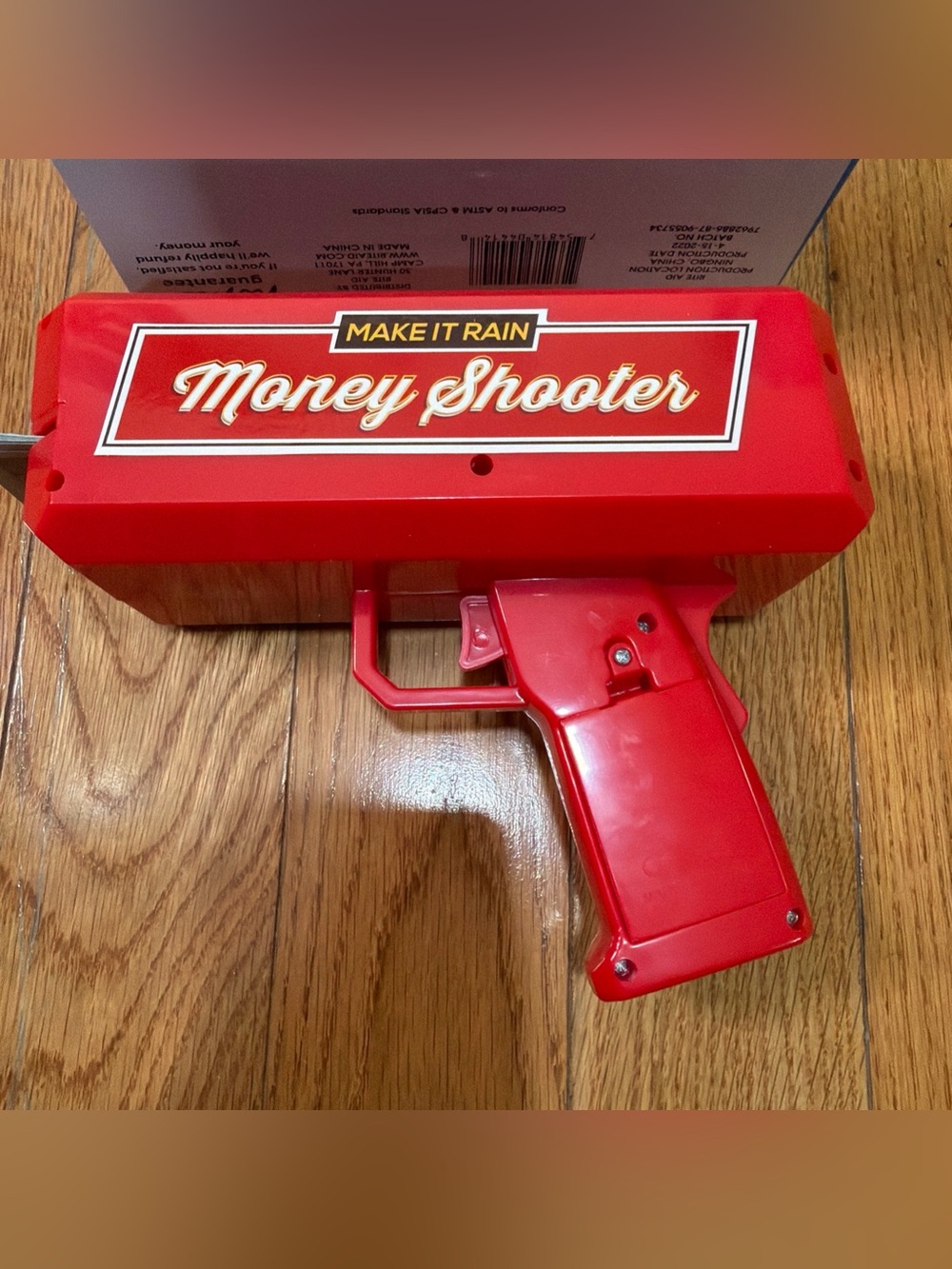 Rainmaker Make It Rain Machine Money Shooter w/ Bills Batteries Required!
